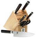 Shun Classic 7-Piece Dishwasher-Safe Knife Block Set