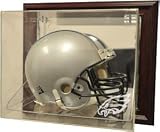 Philadelphia Eagles Helmet Case-Up Display, Mahogany