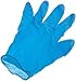 Ansell TNT Blue 92-575 Nitrile Glove, Chemical Resistant, Powdered, Disposable, Rolled Beaded Cuff, 9.5
