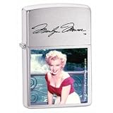 Kitchen & Housewares : Brushed Chrome, Marilyn Monroe (ZI20901) Category: Miscellaneous Lighters