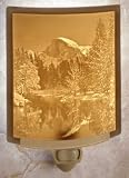 Half-Dome at Yosemite Porcelain Lithophane Night Light