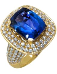 14K Tanzanite Ring with diamonds (NEW ARRIVAL)