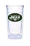 Tervis Tumbler NFL New York Jets 16 Ounce Double Wall Insulated Tumbler, Set of 4