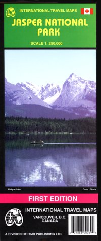 Jasper National Park Map 1 : 250 000 (Travel Reference Map)