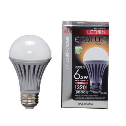 ＬＥＤ電球６．３Ｗ　電球色