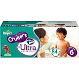 Pampers Cruisers +Ultra Absorbency Size 6 Diapers with Dry Max - 84 Count