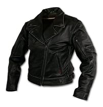 Hot Sale Milwaukee Motorcycle Clothing Company Rangerette Leather Women's Jacket (Black, Large)