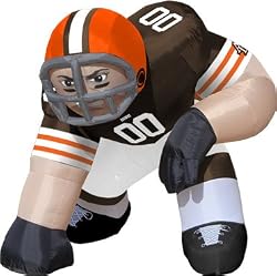 Huge 5' NFL Cleveland Browns Lineman Inflatable Outdoor Yard Decoration