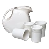 Fiesta White 829 5-Piece Drinkware Set by Fiesta