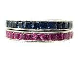 PLATINUM SAPPHIRE BAND