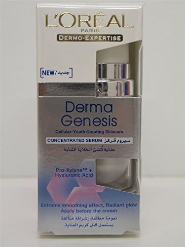 3 x L'Oreal Derma Genesis Concentrated Serum Cellular-Youth Creating Skincare