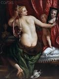 Wallmonkeys Peel and Stick Wall Decals - Venus with a Mirror (venus at Her Toilette) by Paolo Veronese - Removable Graphic