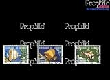 Briefmarken f�r Sammler: Dschibuti 231-233 gestempelt 1978 Fische