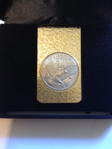 Silver Money Clip Vintage Flying Eagle Rare Collectible Token Gift Boxed