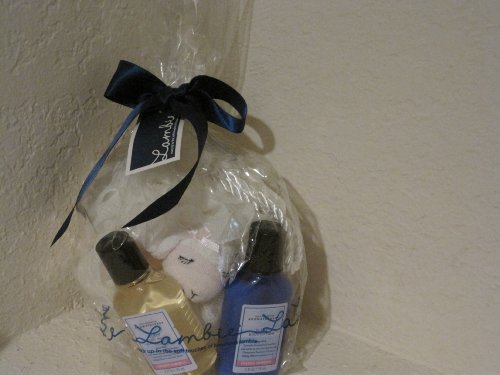 Bath & Body Works Lambie Gift Set Featuring Aromatherapy Sleep 2 Fl. Oz. Body Lotion and Body Wash & Foam Bath and a Lambie Shower Loofah Sponge with Lambie's Face on the Front!