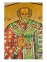 Russian Orthodox Church Icon, Nikolaevsk, Kenai Peninsula, Alaska, USA Photographic Poster Print by Walter Bibikow, 18x24
