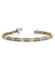 1.00 ctw Diamond Bracelet Unique Style 14k Gold