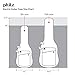 3/4 Size Electric Guitar Case—Durable, Padded, Soft Carrying Gig Bag with Backpack Straps, Mocha by Phitz