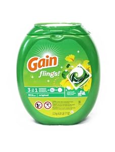 Gain Flings Laundry Detergent Pacs Original (90 Pacs)