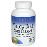 Planetary Herbals Yellow Dock Skin Cleanse, 635 mg, Tablets, 120 tablets (Pack of 2)