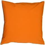 Pillow Decor - Caravan Cotton Orange 20x20 Throw Pillow