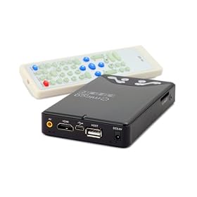 Micca Slim Portable Digital Media Player with HDMI and 2.5-Inch HDD Drive Bay - Plays MPEG1/2/4, DivX, Xvid, RMVB, AVI, MOV, MP3, MP4