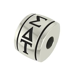 Sigma Delta Tau Barrel Sorority Bead Fits Most European Style Bracelets Including Chamilia Biagi Zable Troll and More. High Quality Bead in Stock for Immediate Shipping