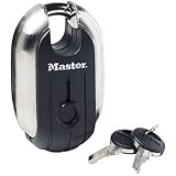 Master Lock 187XD Titanium Padlock, 2-5/16-Inch Wide, Black