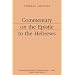 Commentary on the Epistle to the Hebrews