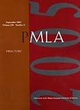 Pmla : Publications of the Modern Language Association - Cum