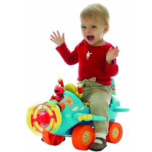 sesame fly with elmo ride-on