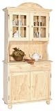 Unfinished Furniture - Arched Top China Cabinet