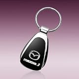 Mazda 3 Black Tear Drop Key Chain