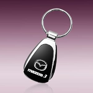 Mazda 3 Black Tear Drop Key Chain