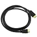 High Quality Black DisplayPort Male to HDMI Cable Male - 6 Feet / 2M