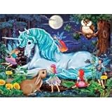 kids and infants educational toys item: Ravensburger 100 Piece Discover and Learn Puzzle - Enchanted Forest