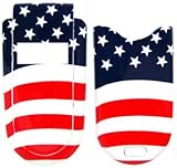 American Flag - Motorola V180/ V186 Faceplate Cell Phone Cover - V180/ V186 Cell Phone Front Cover and Battery Door Cover Hard Face plate