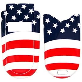 American Flag - Motorola V180  V186 Faceplate Cell Phone Cover - V180  V186 Cell Phone... by Motorola