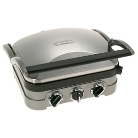 Cuisinart GR-4 Griddler Stainless-Steel 4-in-1 Grill/Griddle and Panini Press