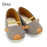 Freddie The Frog かわいい赤ちゃん女の子Pre-walkers シューズ (Grey)