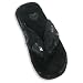 Private Label - Ladies Heart Thong Slipper, Black