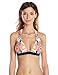 Jessica Simpson Women's Starburst Banded Halter Bra Bikini Top