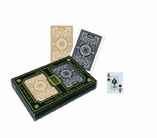 KEM Arrow Black and Gold Bridge Size Jumbo Index Playing Cards KEM Arrow Black and Gold Bridge Size Jumbo Index Playing Cards