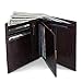 YOOMALL Menâ€™s Leather Wallet Bifold Wallet with Coin Pocket ID Window