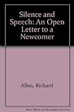 Silence and speech