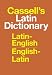 Cassell's Standard Latin Dictionary, Thumb-indexed