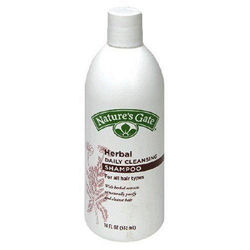 Nature's Gate Daily Cleansing Shampoo for All Hair Types, Herbal, (18 fl oz) (532 ml) (Pack of 3)
