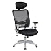 Air Grid Back Managers Chair with Mesh Seatand Headrest