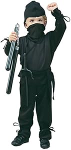 Toddler Black Ninja Costume (Size:2-4T)
