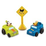 Mickey Mouse Clubhouse Pluto & Goofy Rev 'n Go Racers